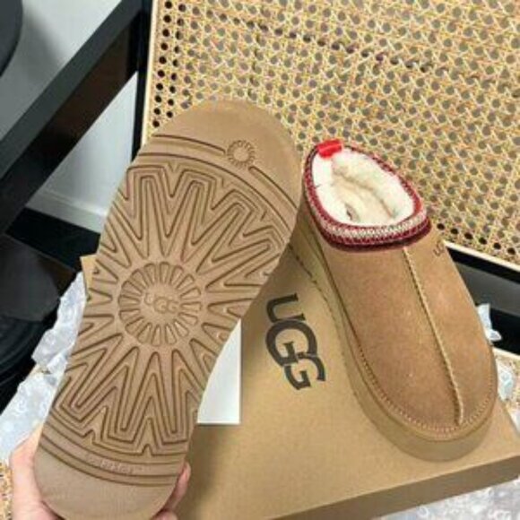 Women UGG Tazz Tasman Slipper Chestnut Suede Upper - Picture 10 of 10